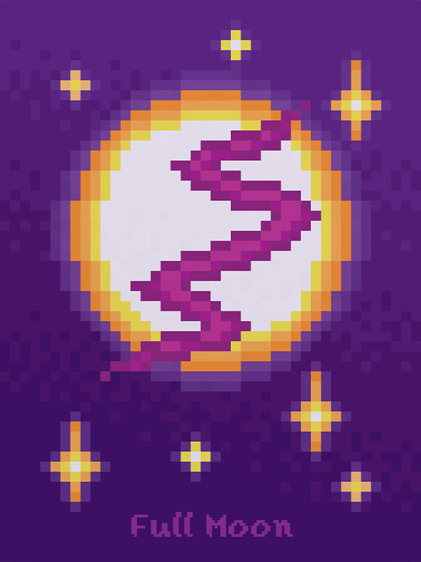 An image of a full moon