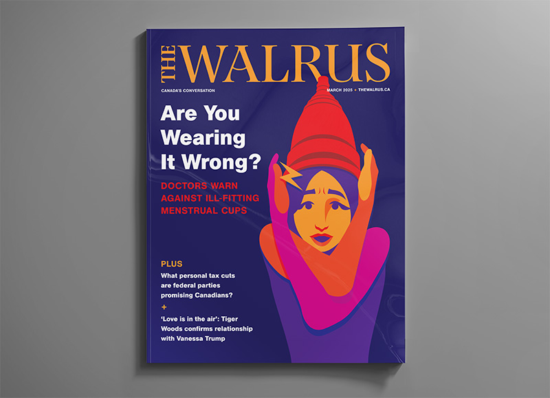 A photo of a magazine cover of The Walrus